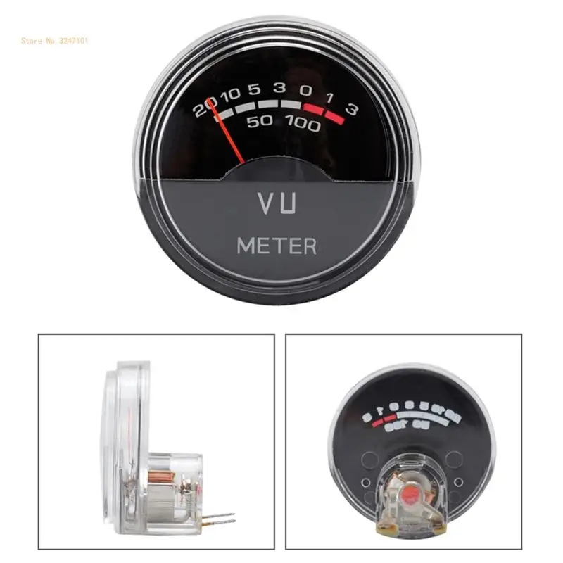 VU Meter with High sensitivity Mini Small VU Meter Recording Level Dropship