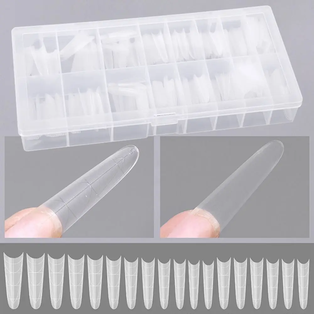 100/360 Stuks Kunstnagels No-Trace Ultradunne Nail Art Gereedschap Lange Elliptische Ondiepe Patch Beauty Tools schoonheid Toepassing