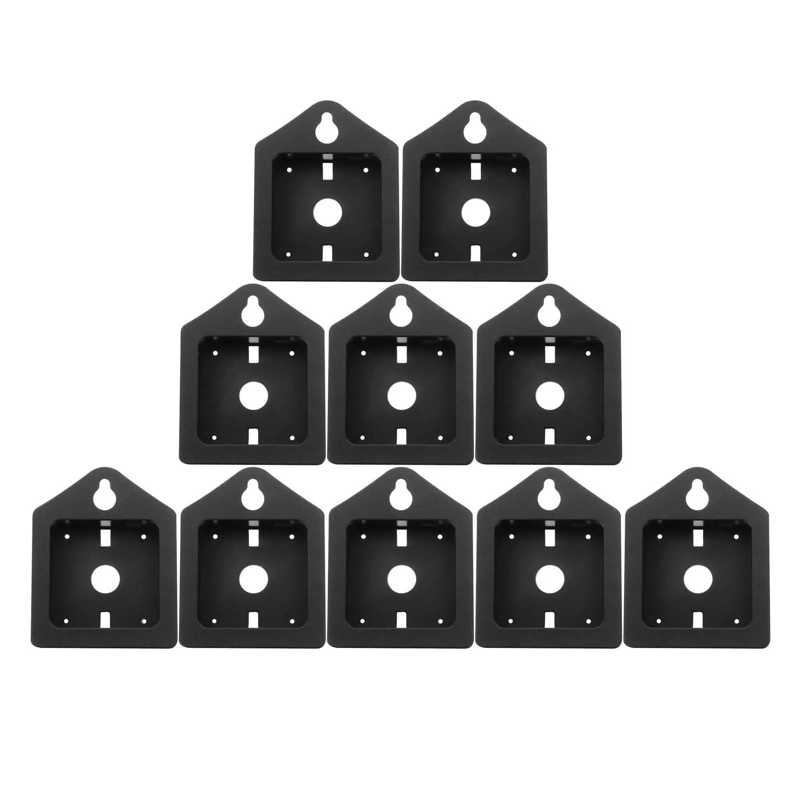 10Pcs Clock Movement Back Cover Living Room Spare Part Back Cover Repair Kit