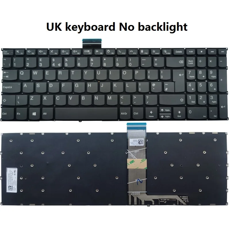 Imagem -04 - Teclado do Portátil para Lenovo Ideapad 15itl6 315ada6 3-15alc6 Russian ru us uk Azerty Francês Espanhol Latim Novo