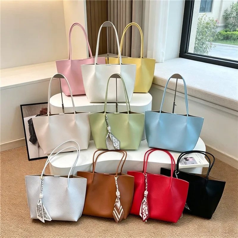 trendy-soft-leather-tote-bag-women's-underarm-shopping-commuting-bag-large-capacity-shoulder-bag-for-class-and-commuting