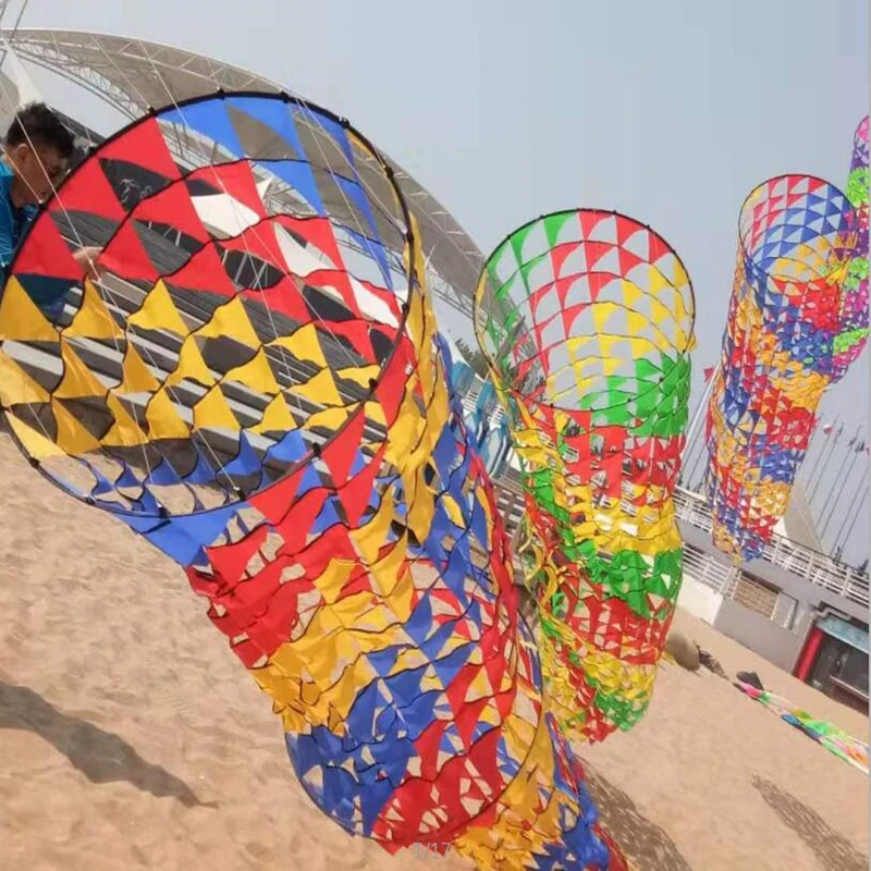 5m junket kite windzakken ripstop nylon power kite draak acquilone dansen inktvis Kite lijn professionele kite Air bounce