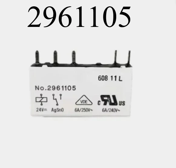 Brand New Original 10PCS 2961105 24VDC 6A DIP5 Expedited Shipping