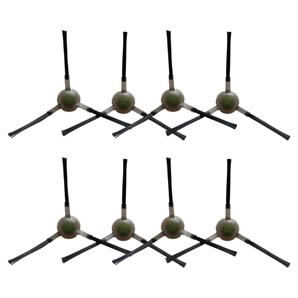 8個入り プラスチック+ナイロン交換用サイドブラシ 効率的なコーナークリーニング Lefant M1 / M2 Pro / U180 / T700 ロボット掃除機用