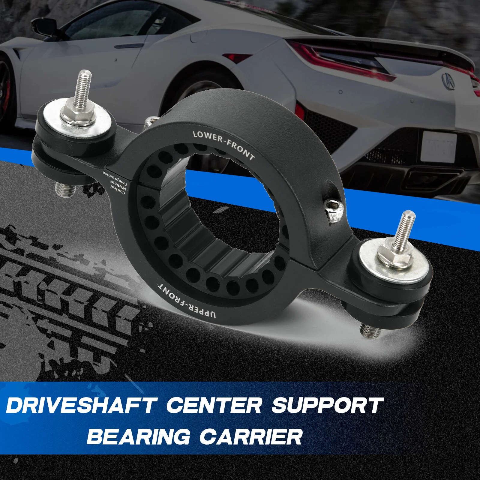 

52853646AE 52853646AC Черный/Серебристый опорный подшипник приводного вала или Dodge Durango WD 3-го поколения 11-on