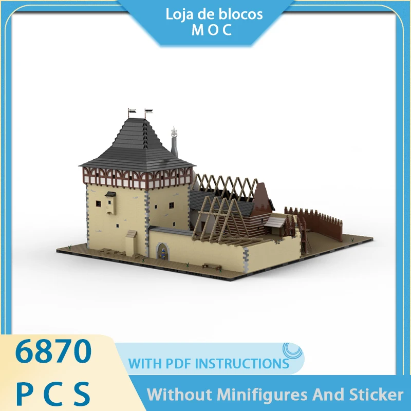 

Изысканный новый продукт: Конструктор MOC «Средневековый архитектурный комплекс» — Замок Пшитоки. Технологичный модульный набор для детей, DIY-конструктор.