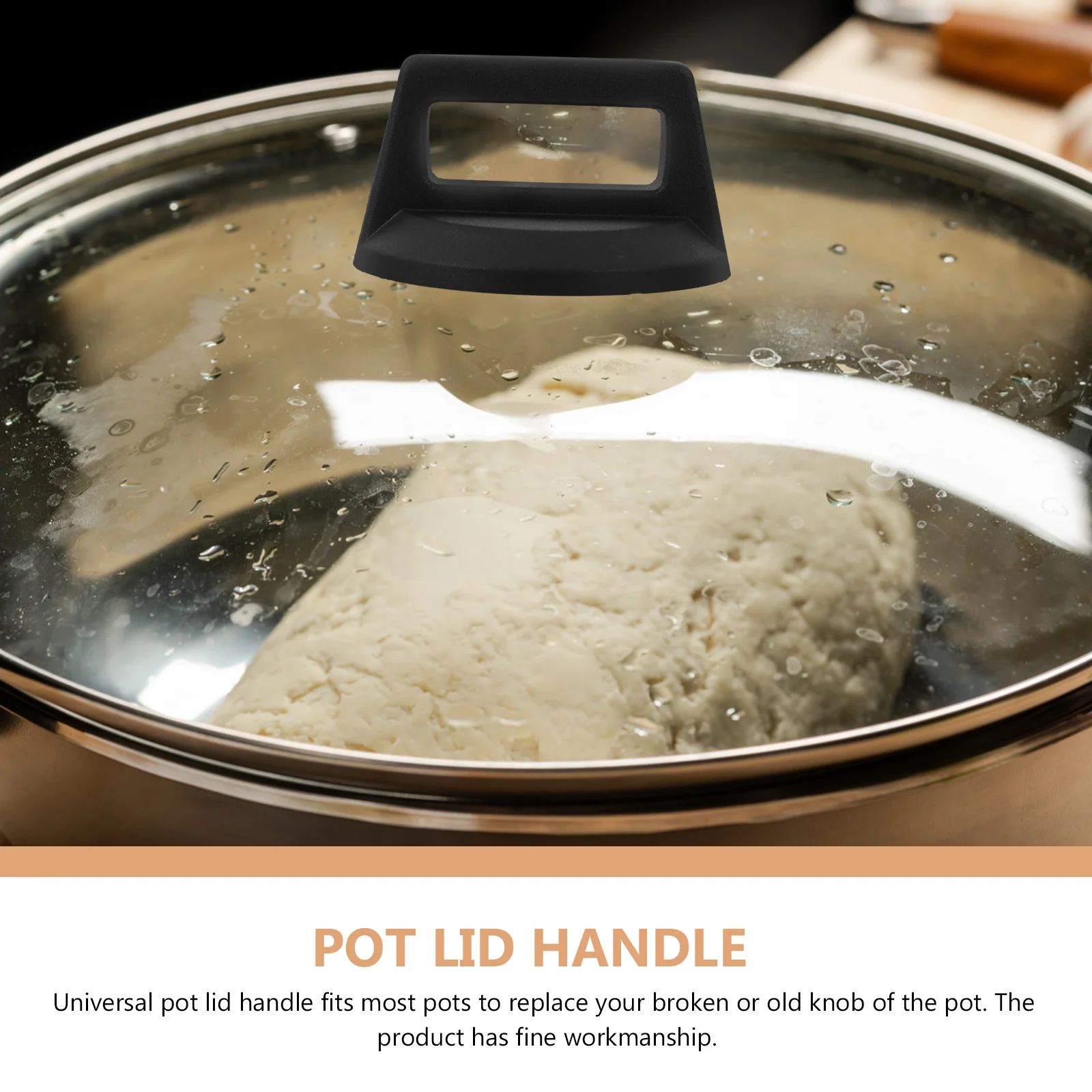 

4Pcs Pot Lid Handle Accessories Smooth Edge High Temperature Resistance Universal Knobs Cooking Utensils Fit Most Pots