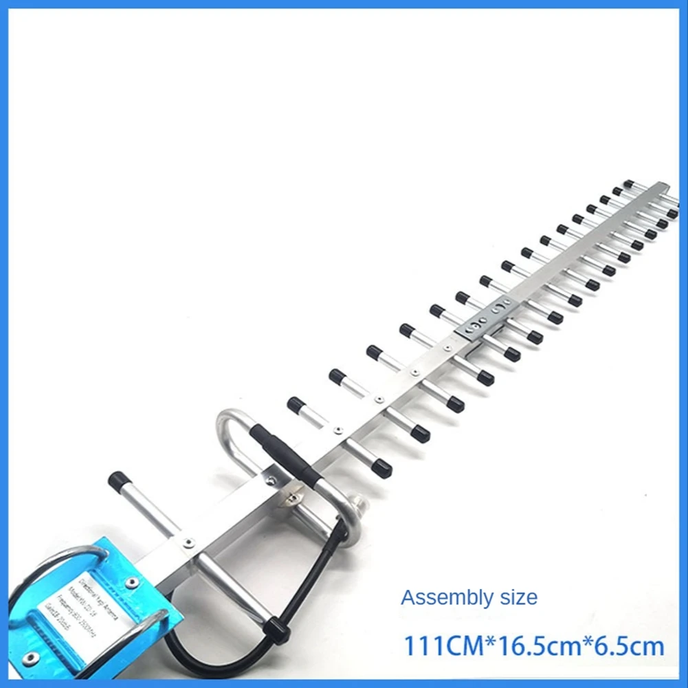 20DBi เสาอากาศ2G/3G/4G LTE yagi เสาอากาศ800-2700MHz และตัวเมียเสาอากาศ WiFi ภายนอกสำหรับทวนสัญญาณมือถือ