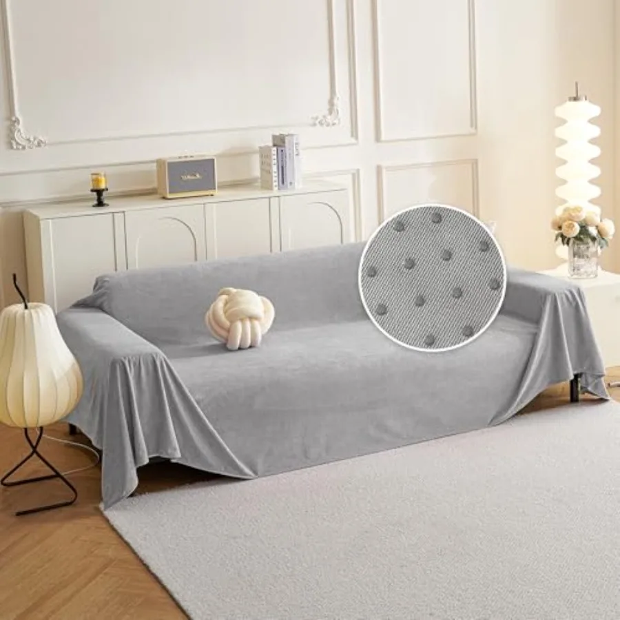 

Couch Cover Sofa Covers for 3 Cushion Couch Dog Couch Covers Protector for Sectional Sofa Non Slip Soft Sofa Slipcover Modern F