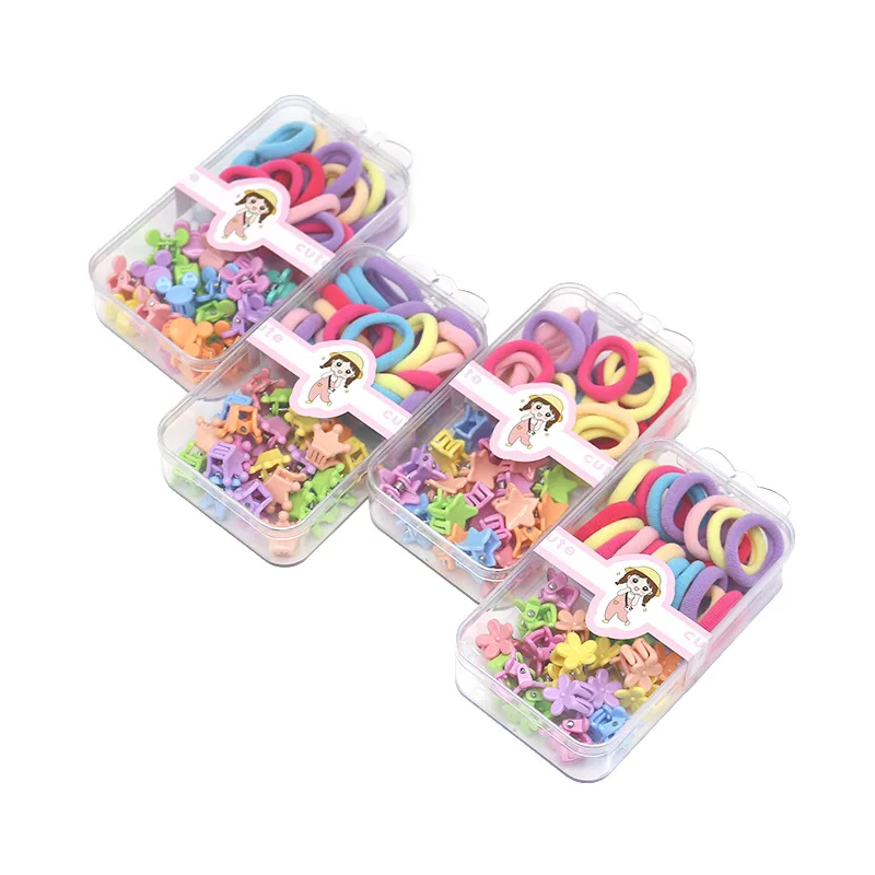 مجموعة ربطات شعر كرتونية للأطفال، ربطات شعر ناعمة بدون كسر، ألوان باستيل جاهزة للأطفال الصغار