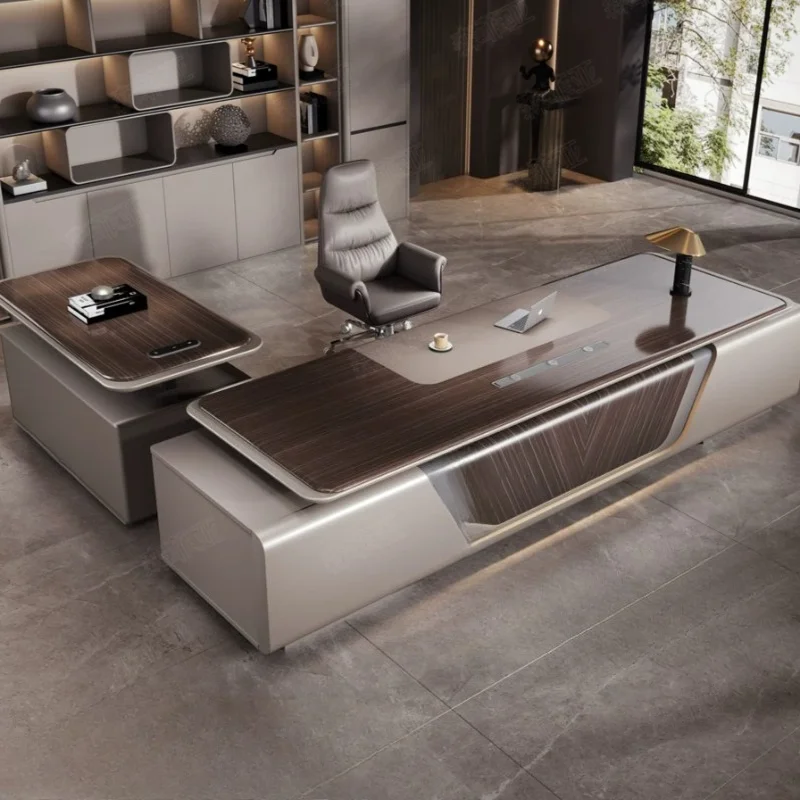 Multifunctional Executive Office Desk Modern Computer Design Nordic Office Desk Aesthetic Minimalist Ufficio Home Furniture