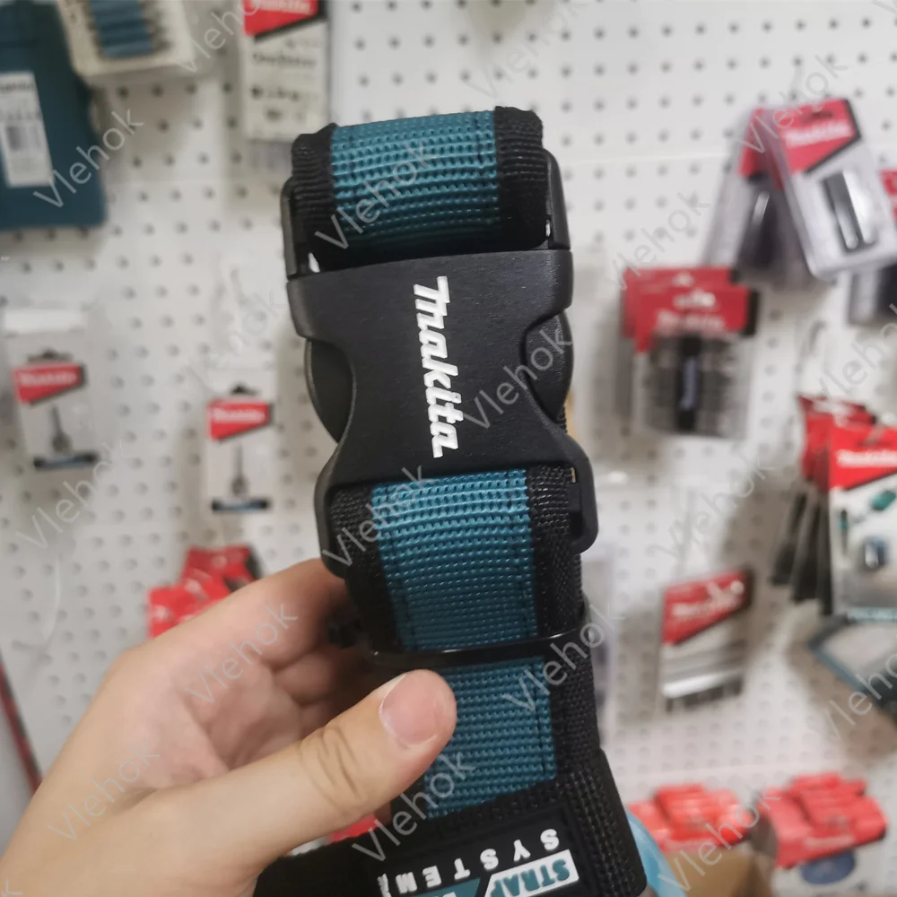 Makita E-05337 Multifunctional Tool Belts Shoulder Strap Adjustable Work Waist Utility Belt Oxford Cloth Repair Kit