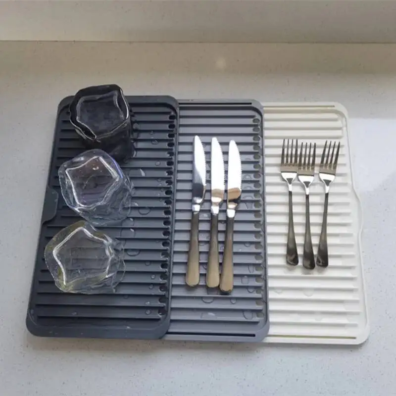 

1 Set Of Horizontal Retractable Drainboards For Easy Storage, Plastic Expandable Drainage Board Home Kitchen