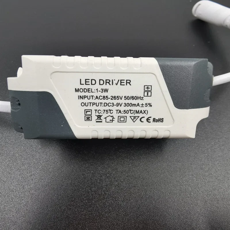 1-3W  LED Power Supply Unit Lighting Transformers For LED Lights DIY Panel Lamp Driver DC LED Driver