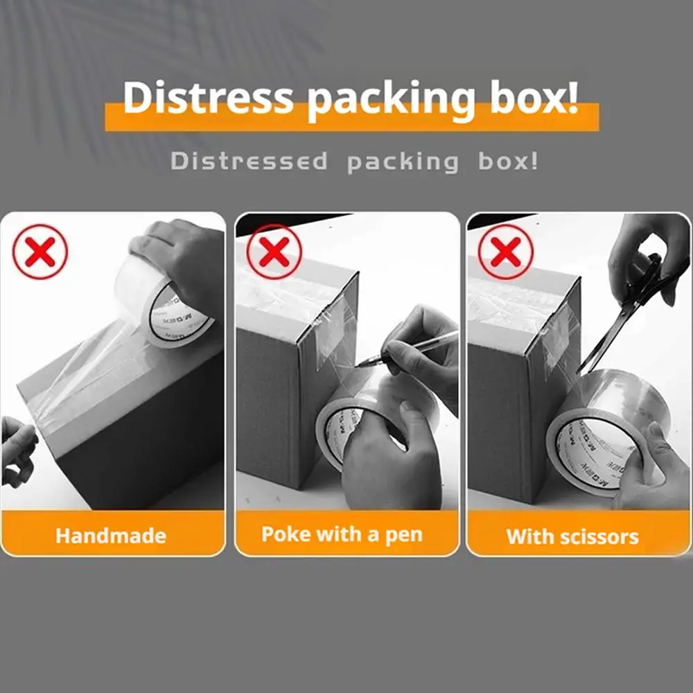 

Plastic Sealing Packer Tape Dispenser Packaging Parcel 50mm Width Roller Tape Cutter Sealing Tape Holder Manual Packing Machine