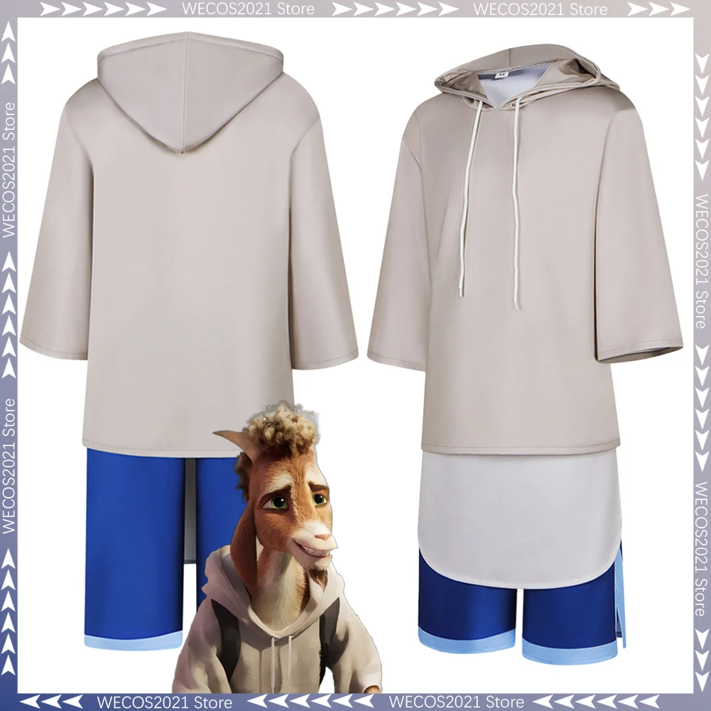 

Маскировка Goat Will, толстовка с капюшоном для косплея, брюки 2026, костюм с героями мультфильмов на Хэллоуин для взрослых и мужчин, ролевые игры, нарядное платье, наряды для вечеринок