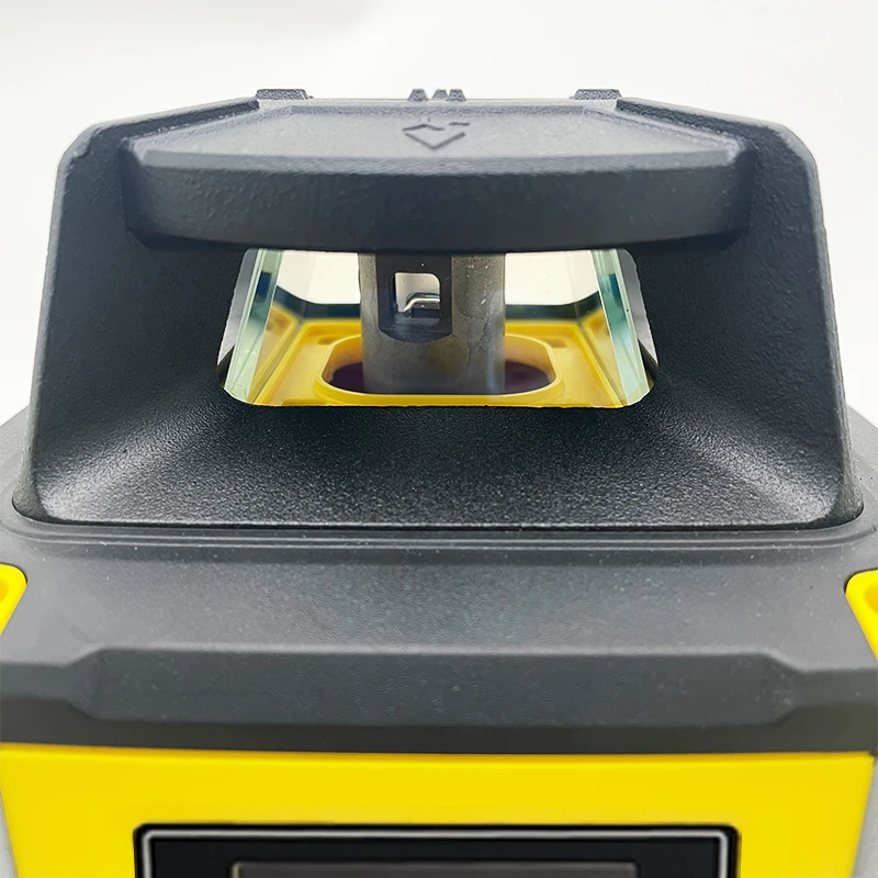 Nível de laser giratório autonivelante com receptor, velocidade ajustável, inclinação dupla, tela LCD - feixe vermelho RT-90L