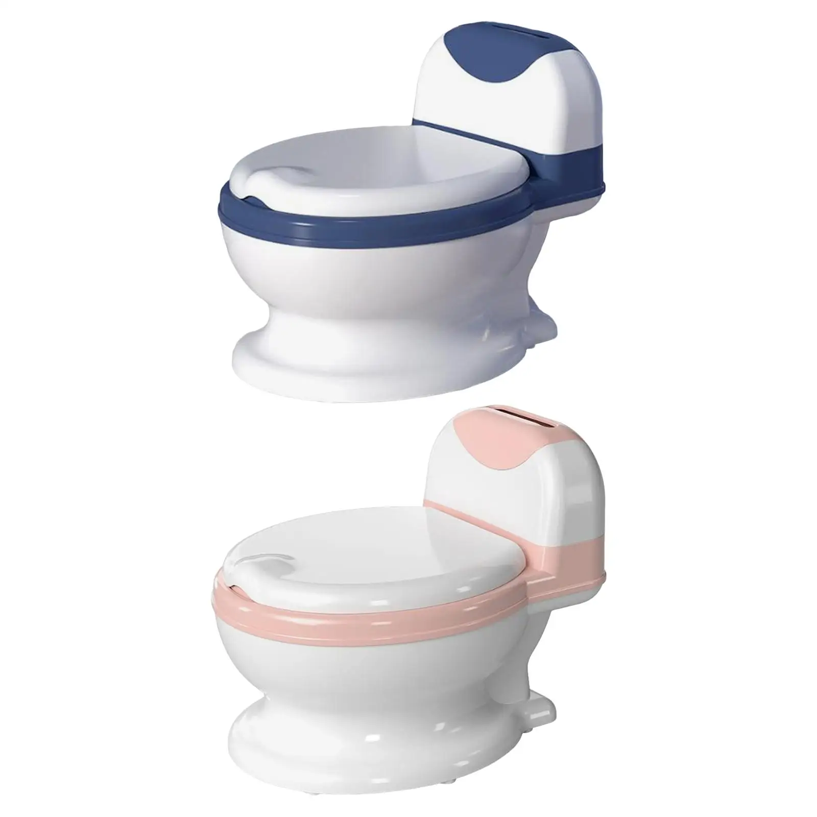 Toilet Training Potty Realistic Toilet Removable Potty Pot Training Transition Potty Seat Potty for Babies Girls Boys Ages 0-8