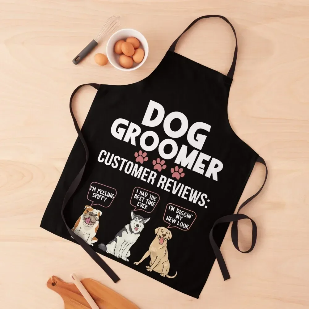 مضحك ريترو خمر الكلب انيمال هدية المئزر للنساء المطبخ العنصر المطبخ المئزر رجل لوازم المطبخ فكرة السلع المئزر #2