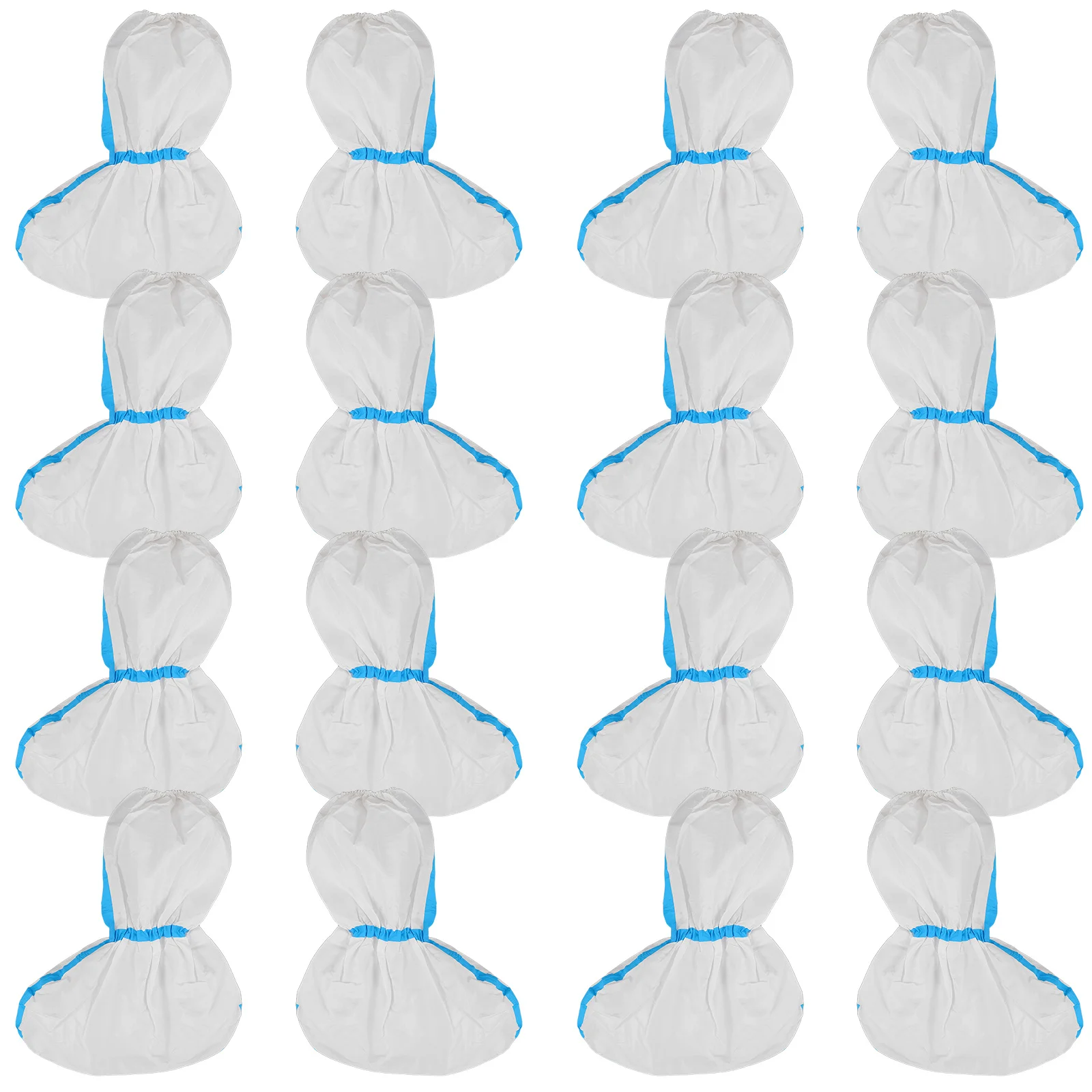 

20pcs Waterproof Shoe Covers Non-Woven Fabric Disposable Rain Boot Covers For Outdoor Travel Mud Snow Protection Overshoes