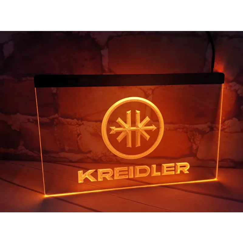 kreidler Night Lamp Game Room Shop Party Personalised Wall Decoration LED Neon Light Sign