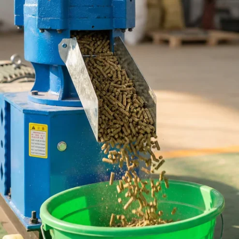 Small Multifunctional Stainless Steel Animal Cattle Fish Feed Pellet Machine Pellet Production Line For Farm