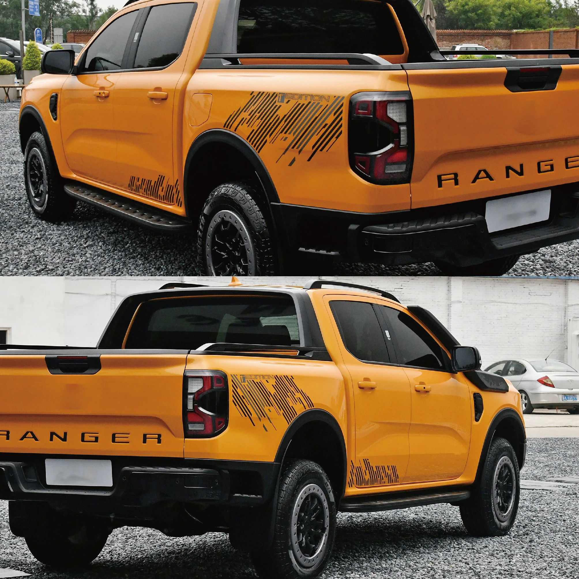 

1 комплект автомобильных наклеек для Ford F150 Raptor Ranger Ограниченная серия Наклейки На Двери пикапа виниловые декоративные крышки для грузовика автомобильные аксессуары