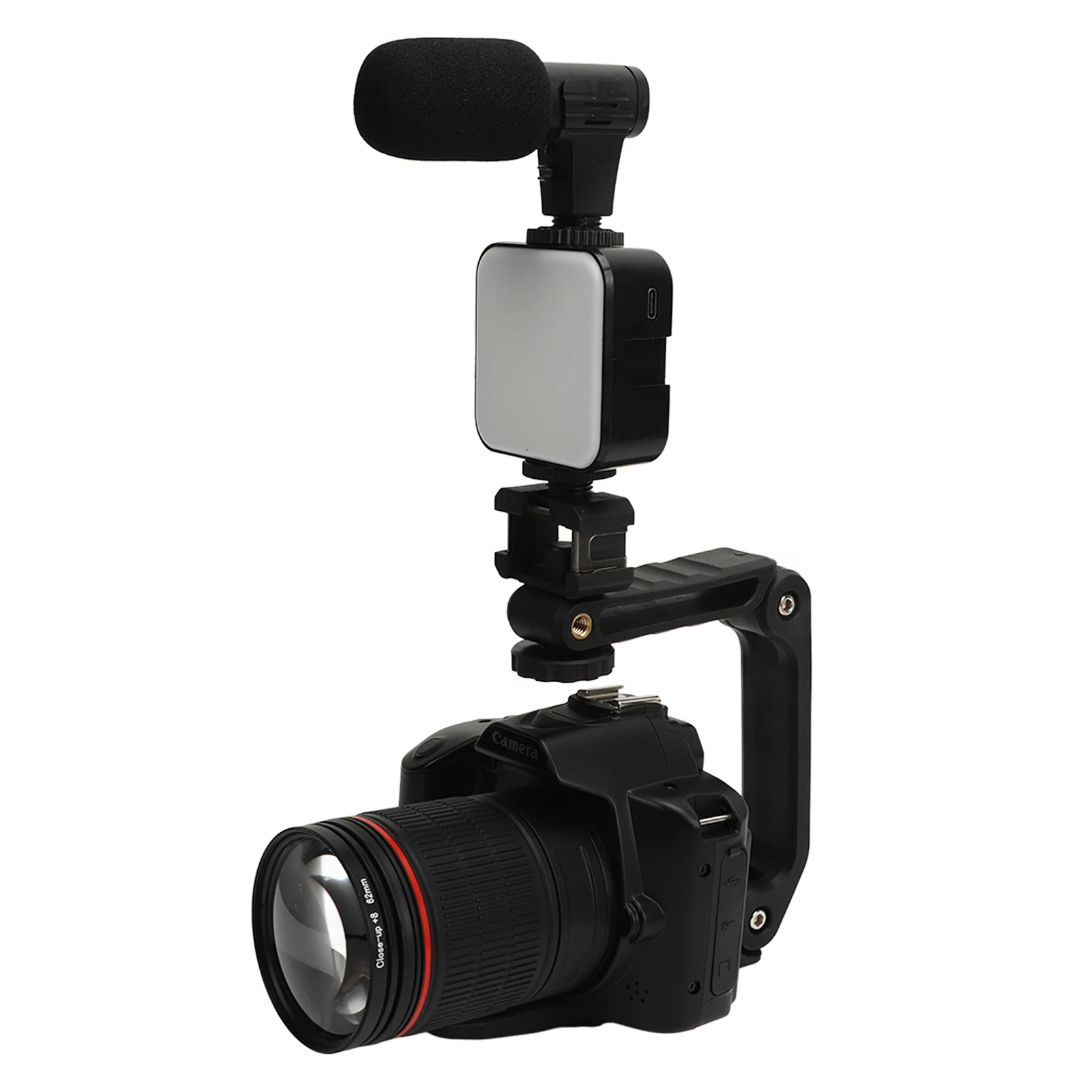 Câmera digital HD de 64MP Câmera digital grande angular de 120 graus WIFI Display colorido de 3 polegadas com luz de preenchimento para fotografia