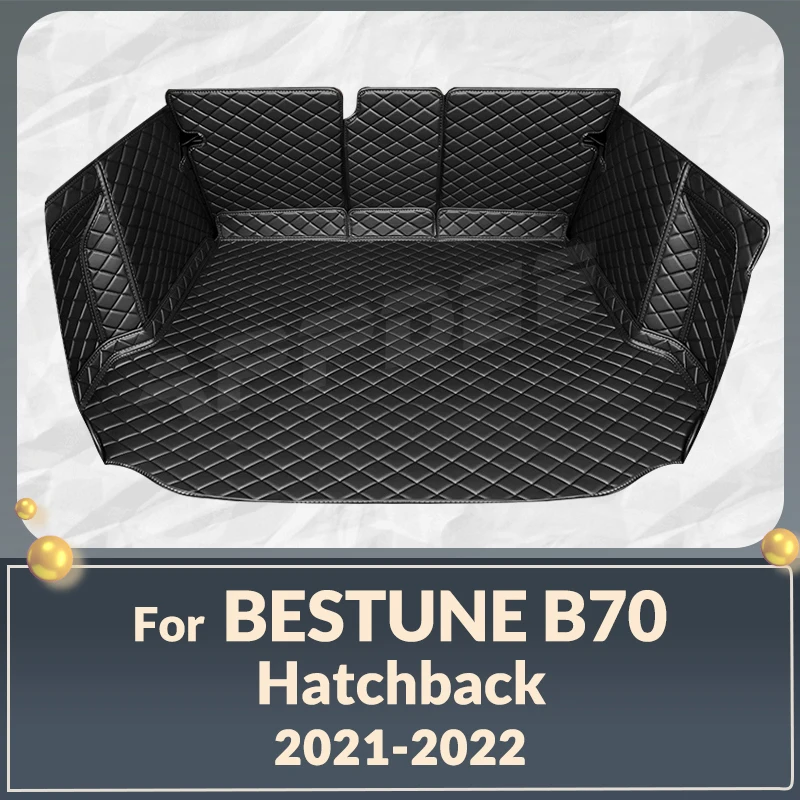 

Auto Full Coverage Trunk Mat For BESTUNE B70 Hatchback 2021 2022 Car Boot Cover Pad Cargo Liner Interior Protector Accessories