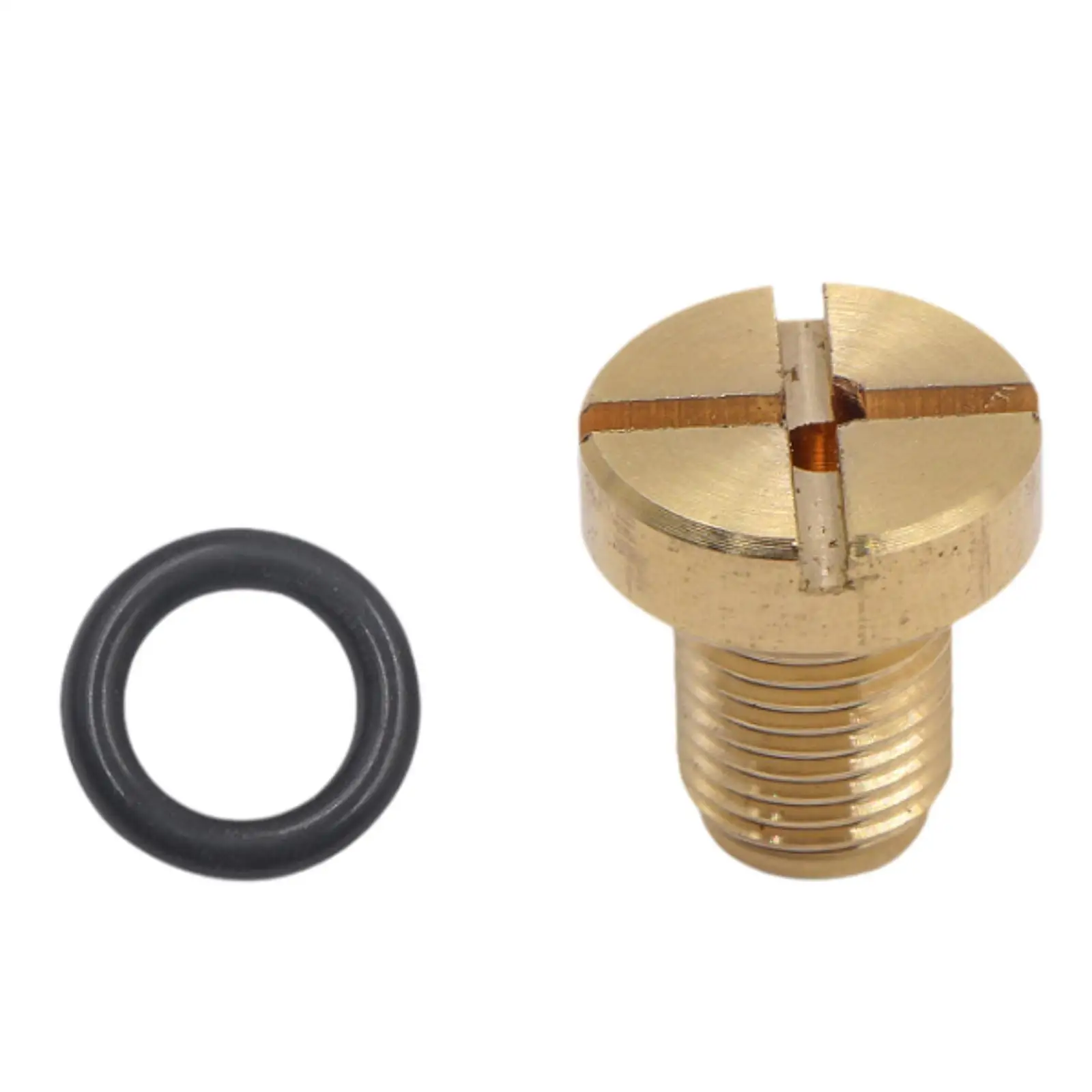 Copper Coolant Tank Bleeder Screw with O-ring Reservoir Plug Water Drainage Screw for E36 Auto E46 E39 Automobile Mechanic