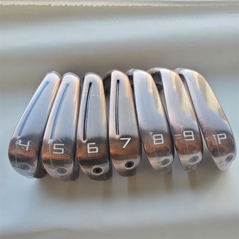 

New Golf ironsP790 Irons Golf Club Set 4th Generation coppery Tour Long Distance Forged Hollow Design Men's Irons Complete Set