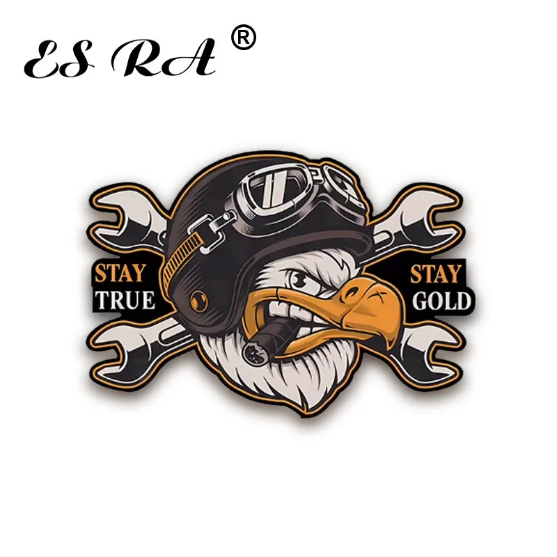 

Reflective Stickers Fun Cartoon Domineering Eagle Soldier Decals Motorcycle Car Body Window Waterproof Decorative Pegatinas