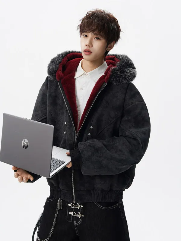 

Зимняя утепленная куртка TANGZ Studio Color Blo Mountain Eagle из хлопка с флисовой подкладкой, с капюшоном, для мужчин и женщин, из утолщенного полиэстера