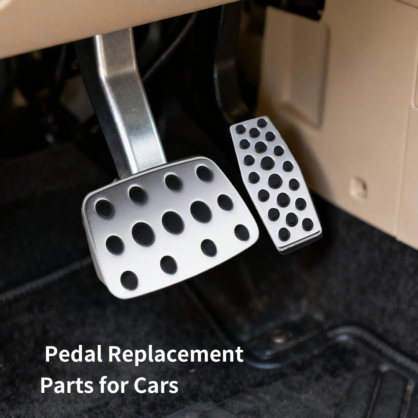 

Automotive Brake & Transmission Pedal Set, Replacement Foot Pedals for Car Truck SUV Off-Road Racing & Daily Commuting