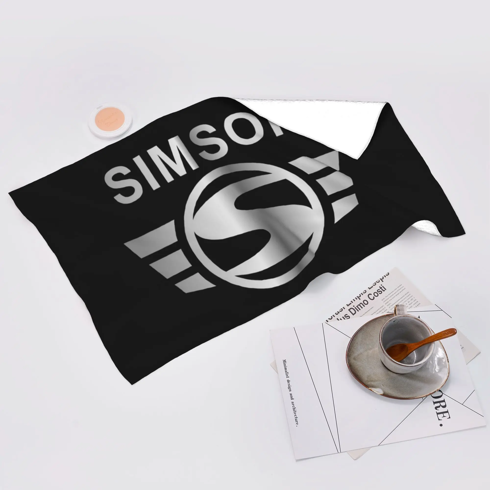 Custom Vintage Simson Soft Face Towel Quick Dry Pool Bath Cotton Towels Breathable