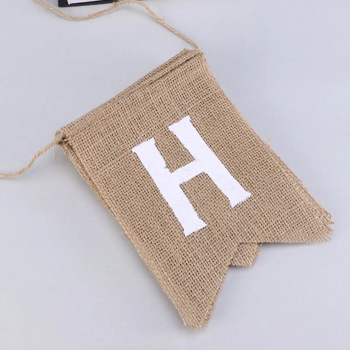2.8 Meters Easter Burlap Banners He Is Cross Print Jute Garland Easter Decorations Party Favors Photo Backdrop