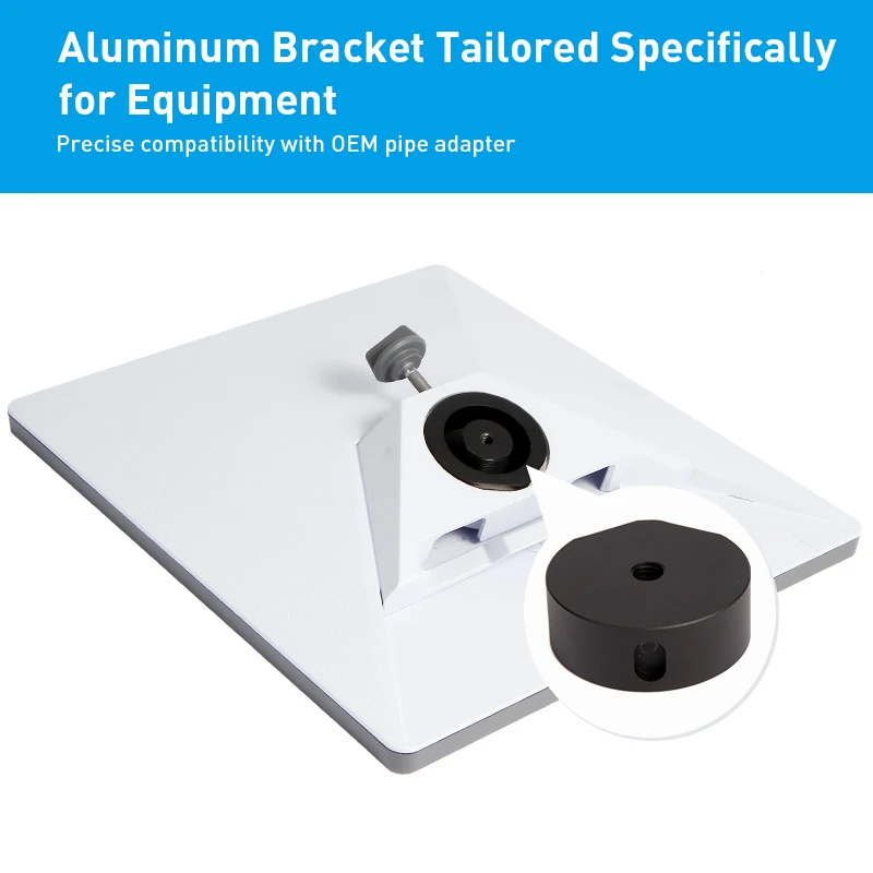 

For Starlink Mini Mount Kit for RV Yacht Camper with Aluminum Alloy Pipe Roof Rack And Pole Clamp Mount