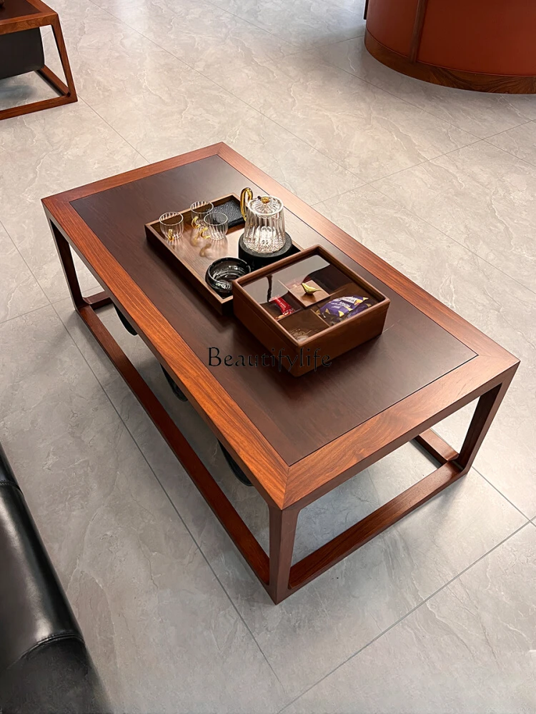 

New Chinese Style Coffee Table Living Room Small Tea Table Simple Rosewood Long Tea Table