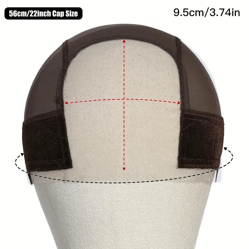 أنثى عقال شعر مستعار غطاء الدانتيل غطاء شعر مستعار لصنع شعر مستعار U جزء شعر مستعار قبعات عدم الانزلاق مع قابل للتعديل الفيلكرو المخملية شعر مستعار قبضة لارتداء شعر مستعار