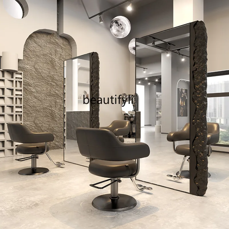 

Hair Salon Mirror Hair Salon Single and Double Sided Floor Barber Shop Hair Cutting Mirror