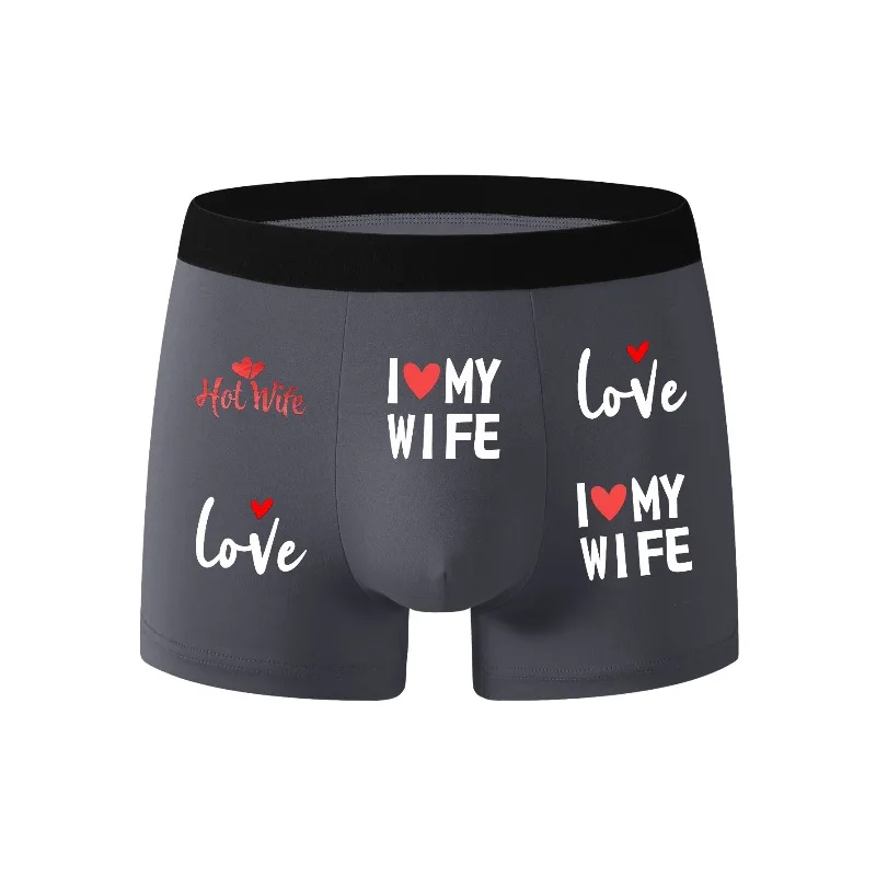 ملابس داخلية رجالية جديدة لصيف 2025: شورت مريح وبسيط على شكل قلب مناسب بأربعة زوايا. يجب أن تجفيف الرجال بسرعة