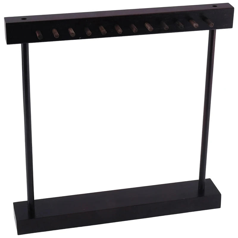 

1 PCS Jewelry Storage Shelf Storage Rack For Hanging Earrings Necklace Black-Brown