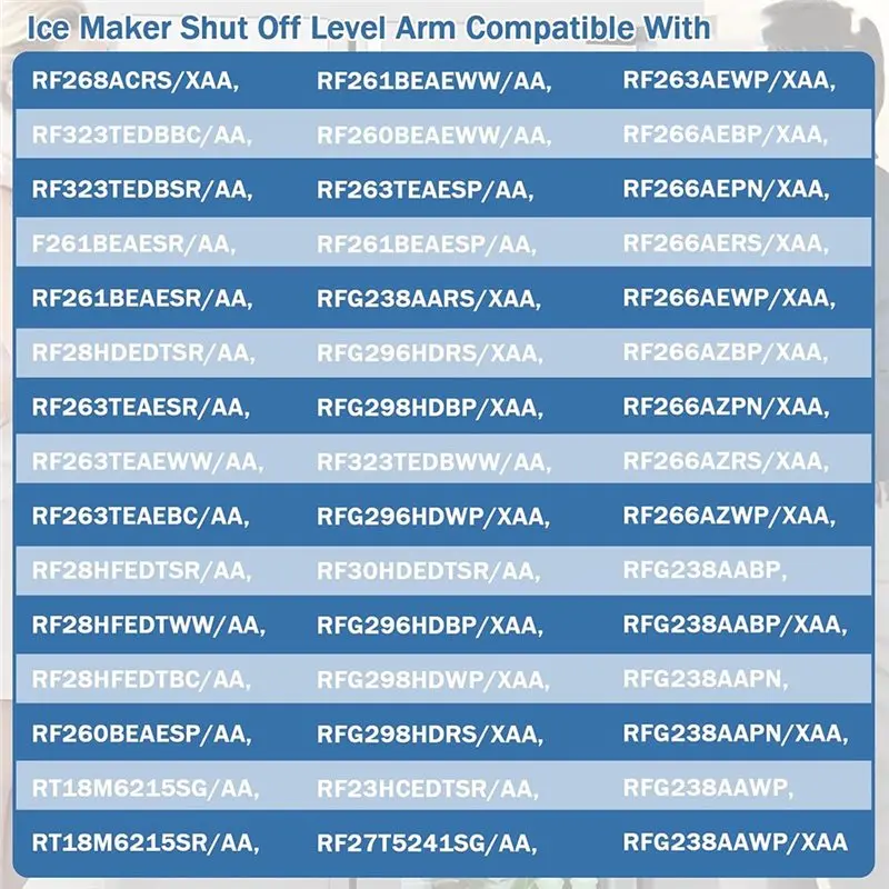 BABZ DA61-05435A Refrigerator Shut Off Level Ice Maker Ice Full Guide Replacement Part for