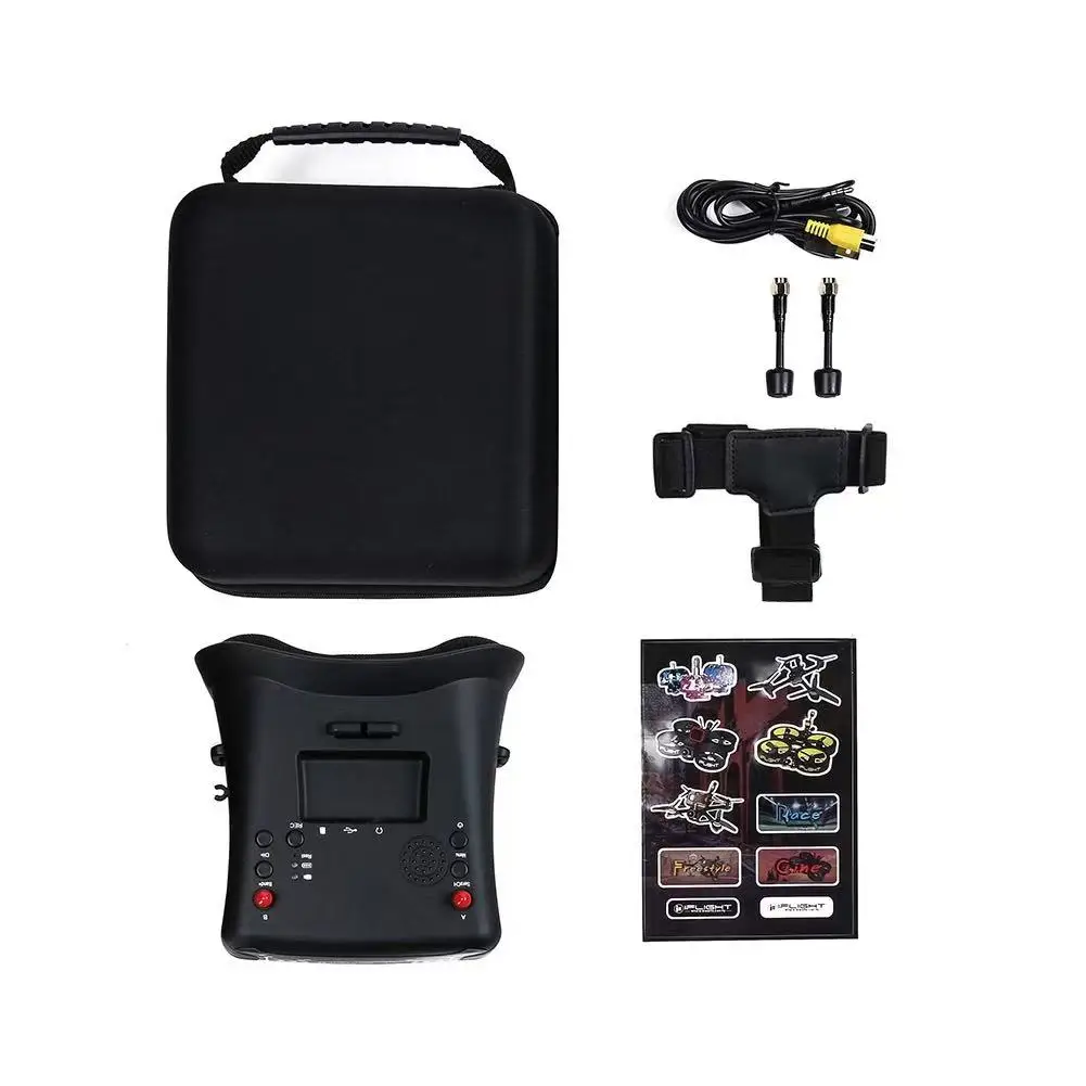 iFlight 4.3inch FPV Analog Goggles 40CH 5.8GHz with DVR Function Built-in 3.7V 2000mAh battery for FPV Glasses - Image 5