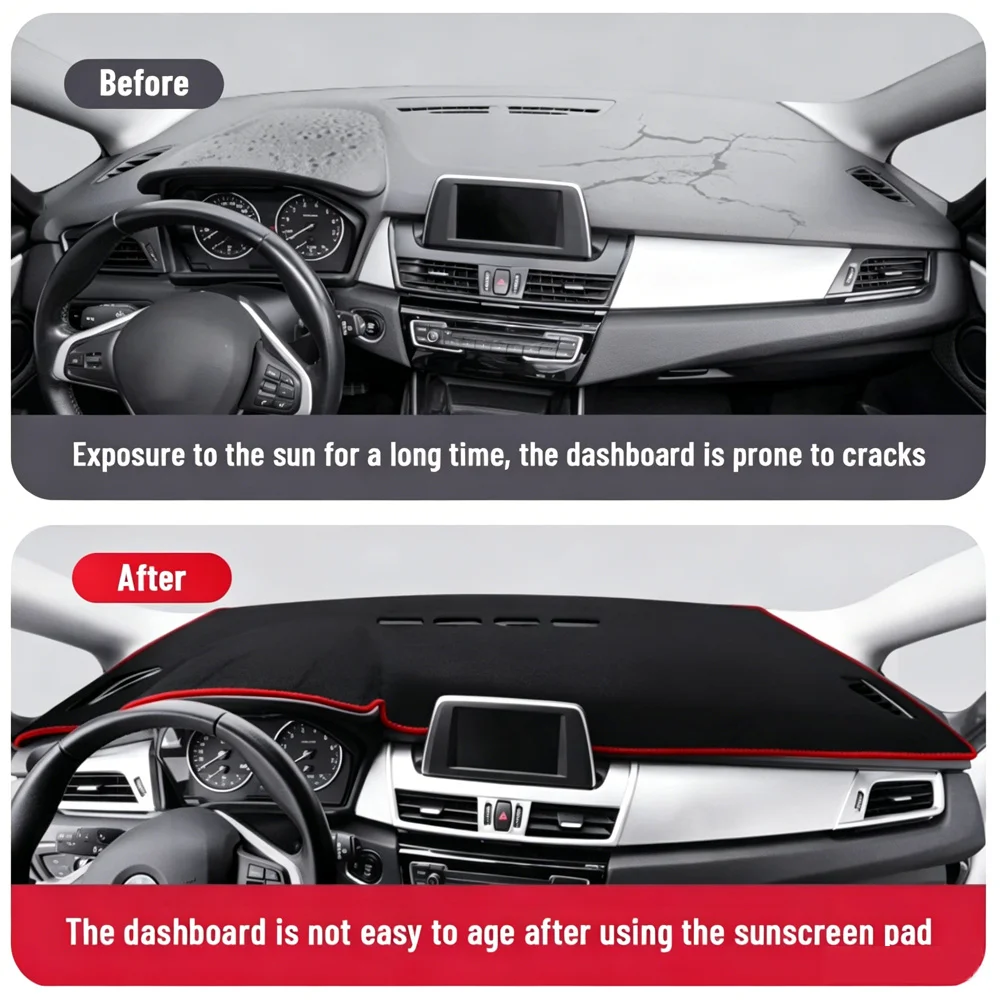 Car Dashboard Cover Pad For JETOUR X70 2023-2024 Sunshade Protector Anti-UV Dash Mats Non-slip Pads Interior