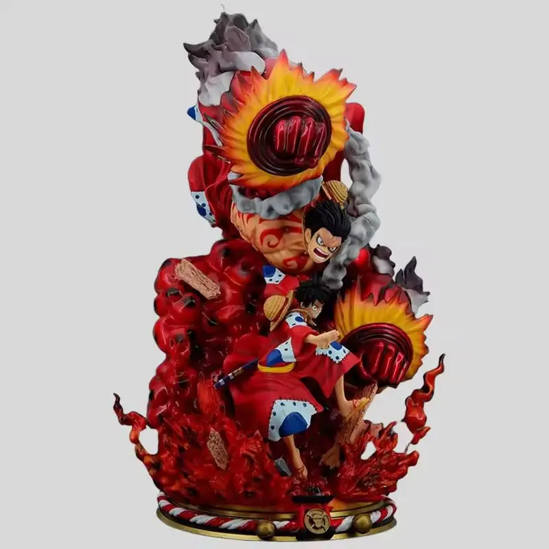 Canon d'artillerie Great Ape King Luffy Crow, une pièce, 43cm, figurine de dessin animé, modèle d'action, Collection de statues pour décoration de bureau