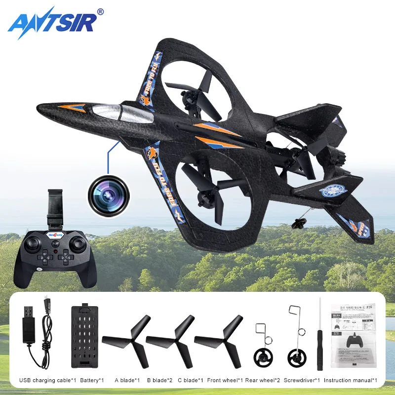 

RC Plane with Camera EPP Foam 2.4G Glider Radio Remote Control Airplane RC Aircraft Helicopter RTF Fighter Toys Gifts