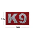 12 K9 Red 9X5 CM