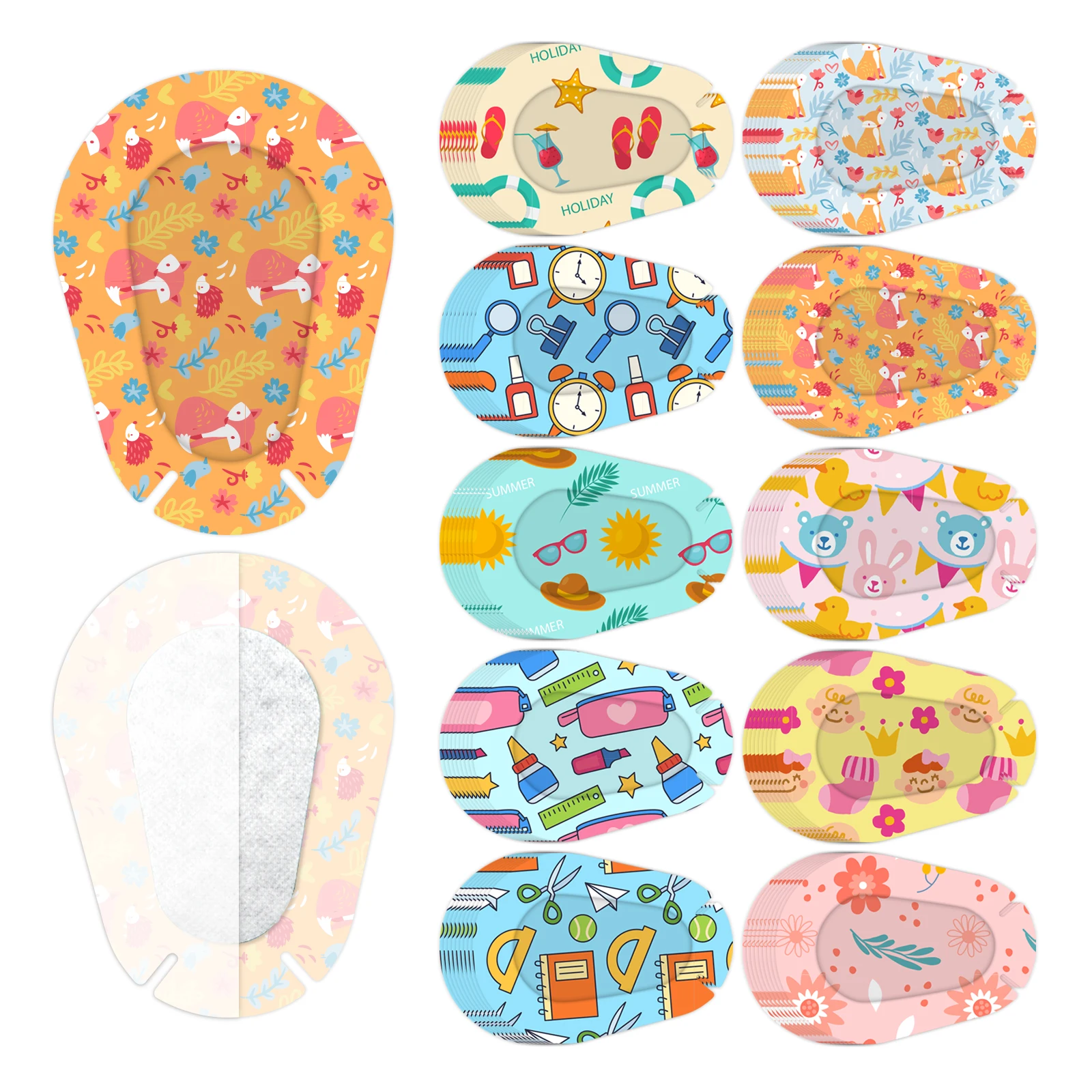 

60 шт., клейкие повязки на глаза для амблиопии, стерильные повязки на глаза для ленивых глаз, защита зрения для детей, девочек и мальчиков, уход за зрением, ГОРЯЧАЯ ПРОДАЖА