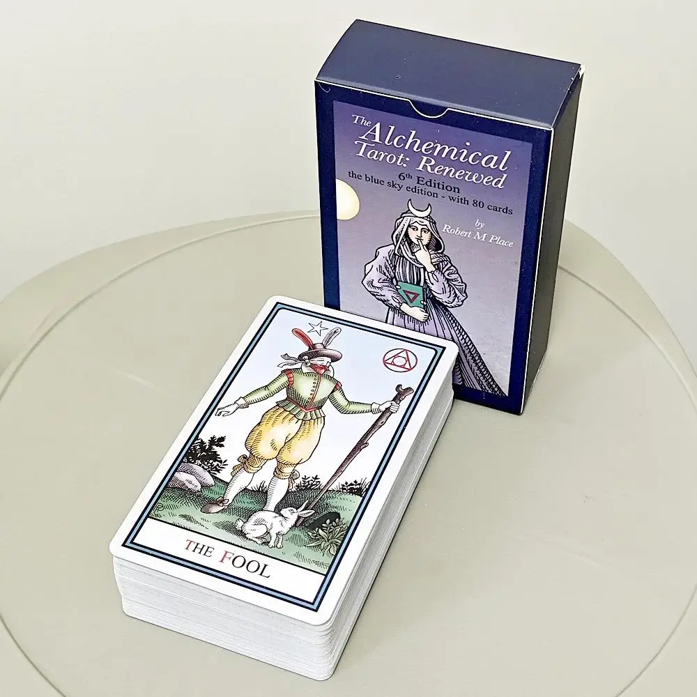 The Alchemical Tarot Renewed 6th Editiona 12*7cm 80-card Tarot Deck Links Between Alchemical Symbolism and Traditional Imagery